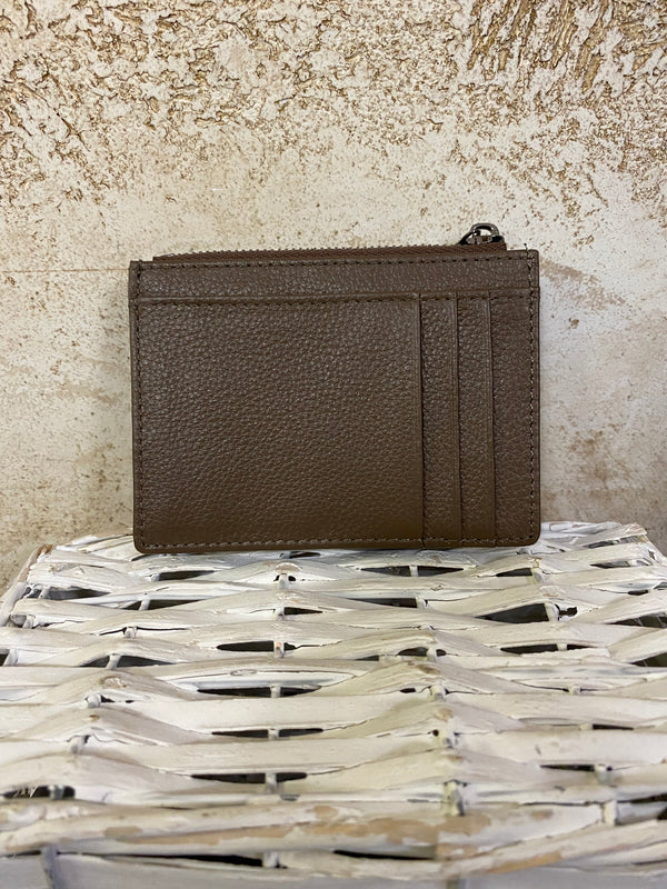 Portafogli vera pelle MARRONE