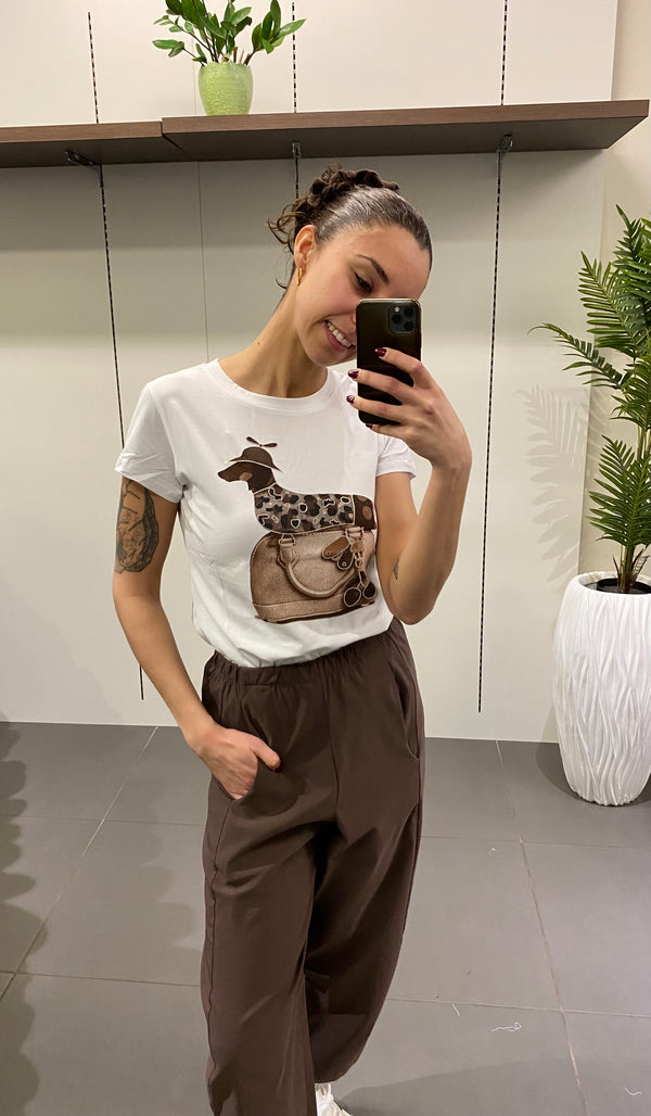 T SHIRT BASSOTTO MORO