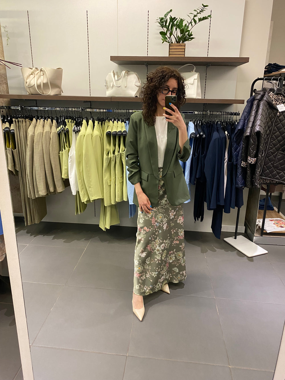 Blazer ARRICCIATO verde