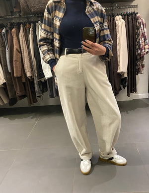 PANTALONE IN VELLUTO A COSTE