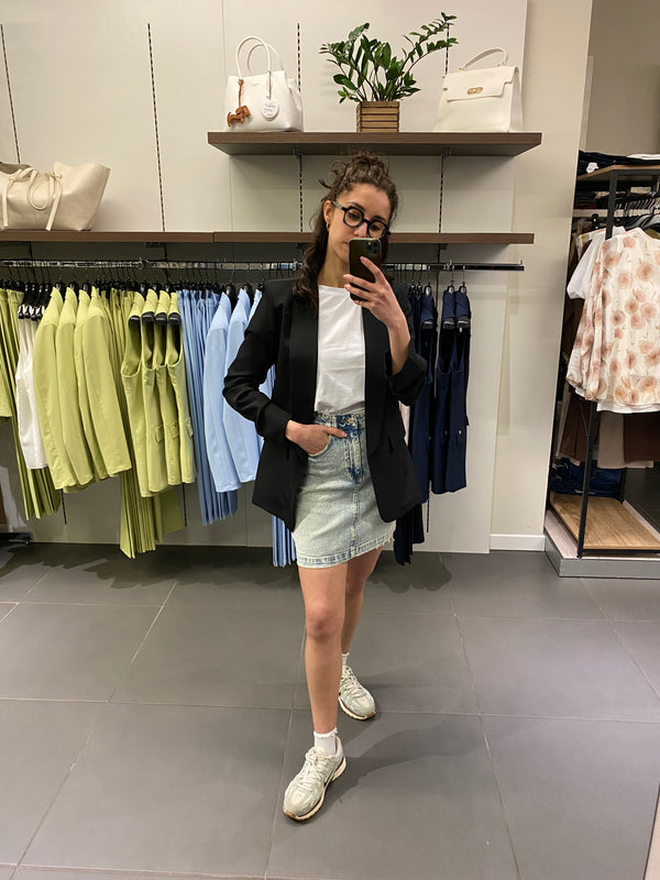 Blazer ARRICCIATO nero