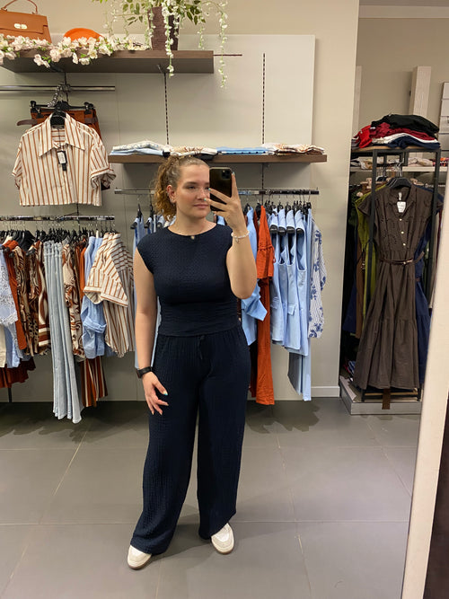 Coordinato ARRICCIATO blu