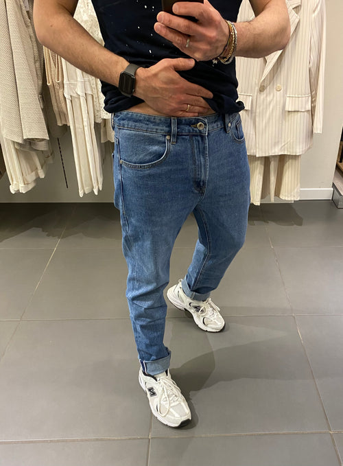 JEANS CARROT scuro