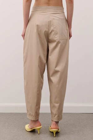 Pantalone BARREL beige