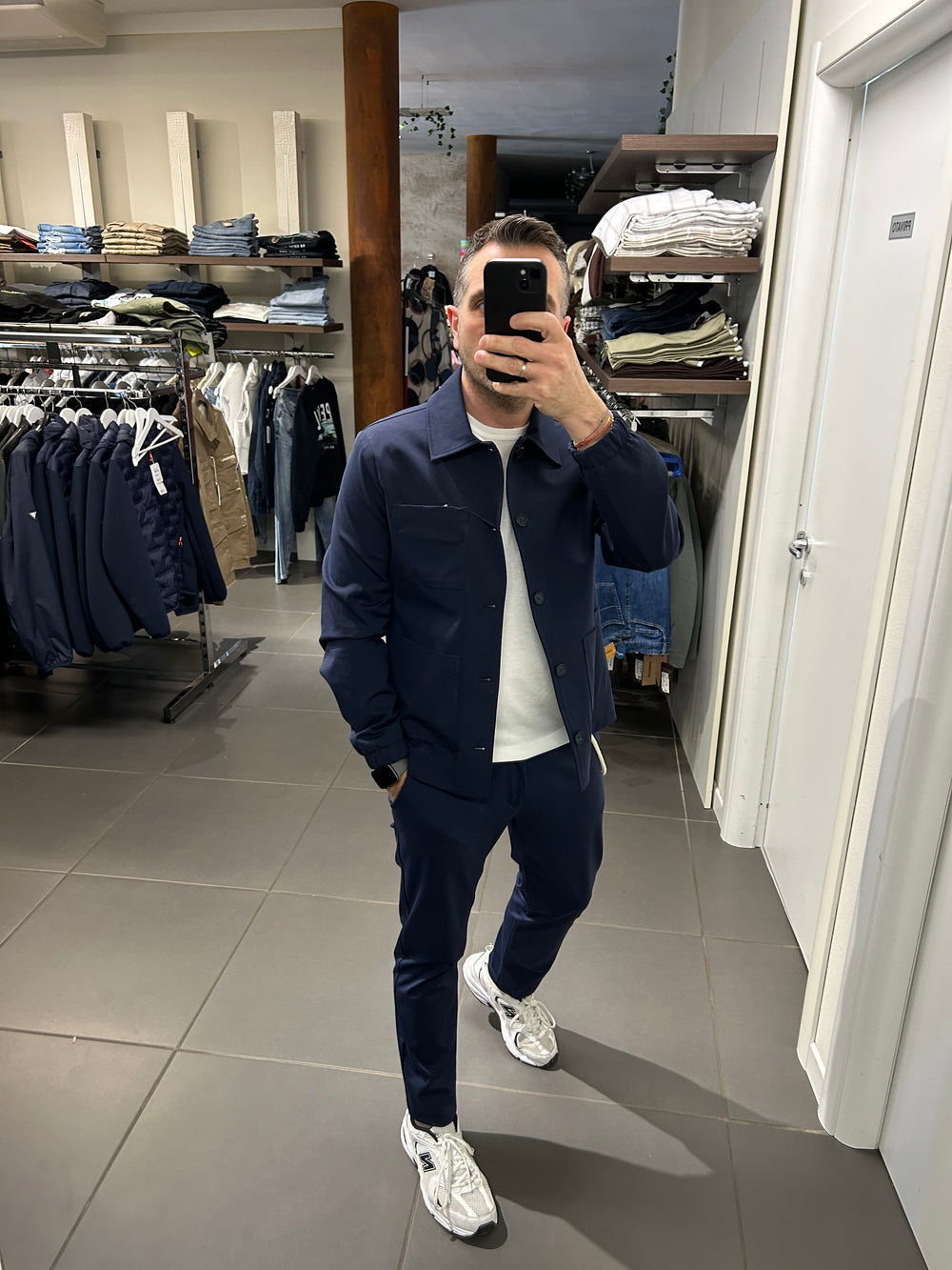 Giacca/Camicia PUNTO MILANO blu