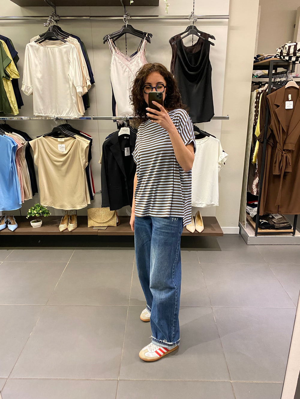 T-shirt PALMA azzurro
