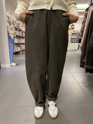 PANTALONE IN VELLUTO A COSTE