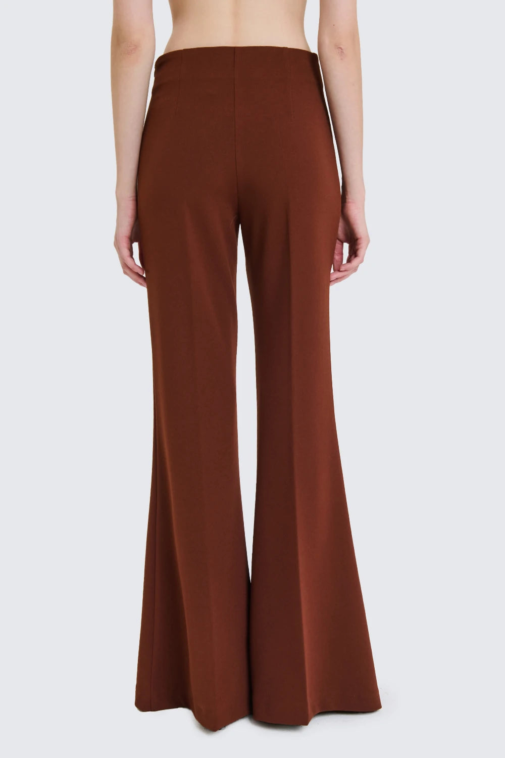 PANTALONE ELEGANTE A ZAMPA ruggine