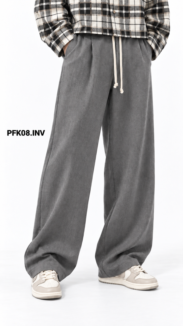 Pantalaccio BAGGY poliviscosa PFK08 grigio
