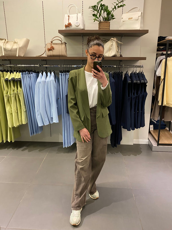 Blazer LAVORATO verde