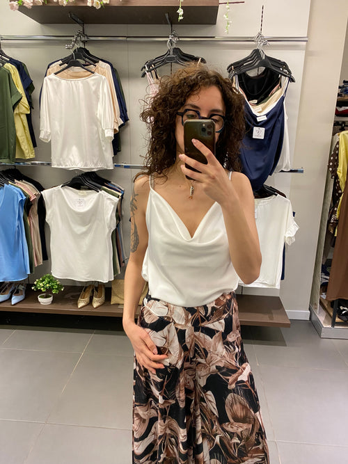 Canotta SATIN bianco