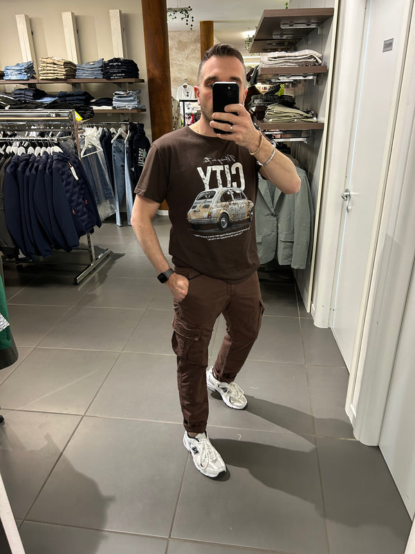 Pantalone CARGO cioccolato