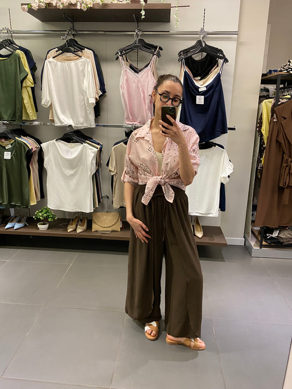 Camicia BANDANA rosa