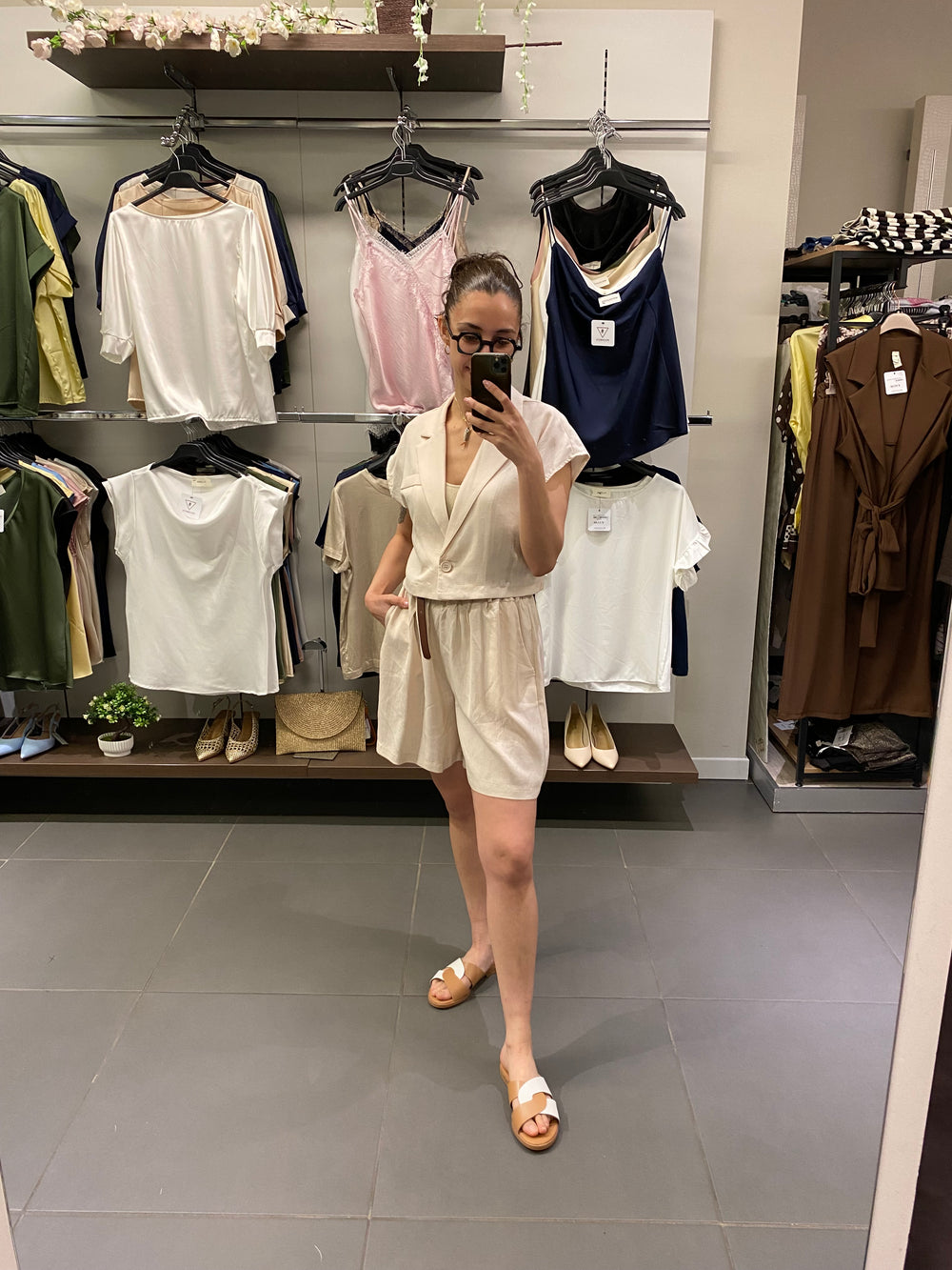 Camicia MARZAMEMI beige