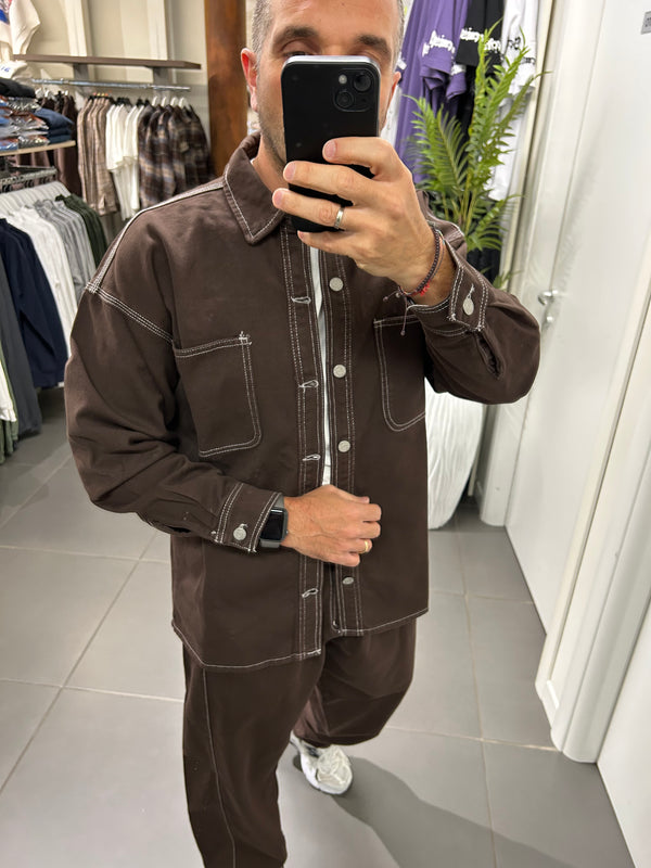 Completo Jeans JUST WEST cacao