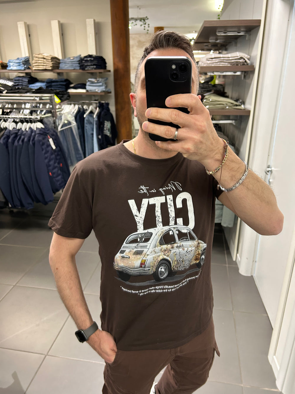 T-Shirt in cotone 500 moro