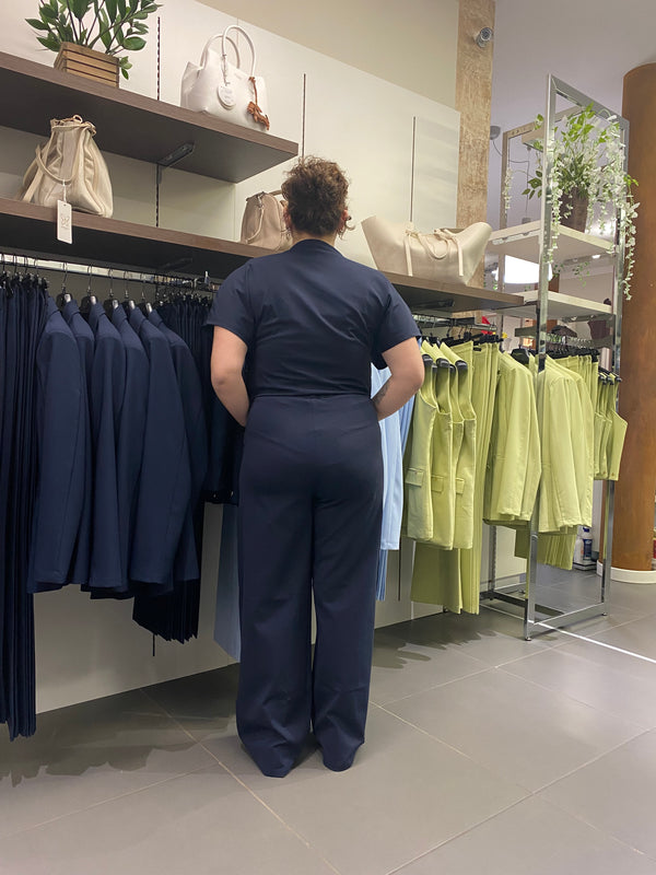 T-shirt over PUNTO MILANO Blu