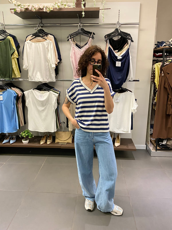 T-shirt MURANO blu