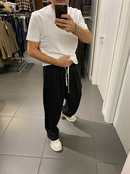 Pantalaccio BAGGY poliviscosa PFK08 nero