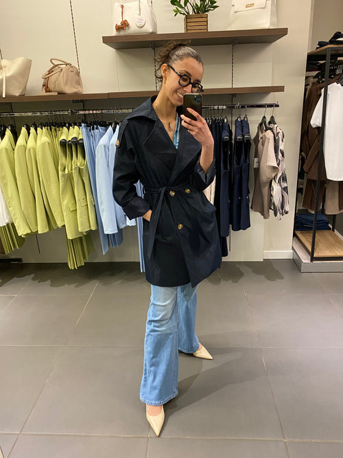 Trench MIDI blu