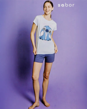 Pigiama STITCH azzurro