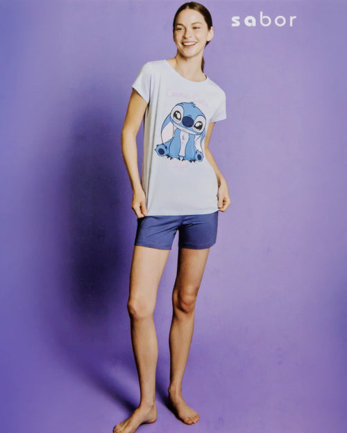 Pigiama STITCH azzurro