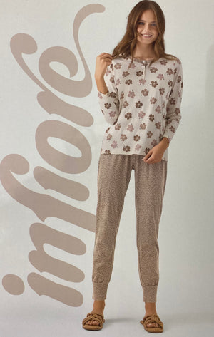 Pigiama lungo INFIORE IBISCUS