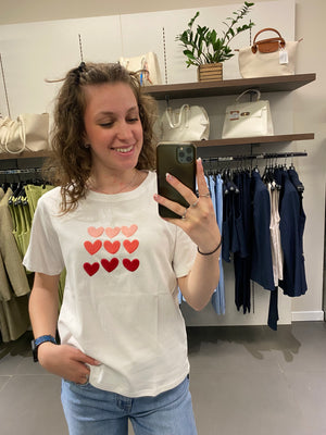 T-shirt MON AMOUR rosa