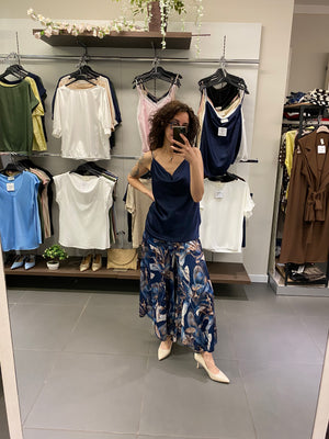 Canotta SATIN blu