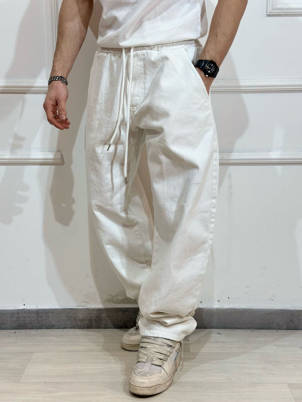 Jeans Pantalaccio BALOON panna