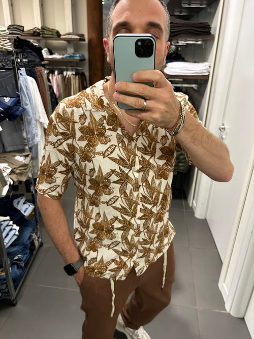 Camicia COBOLLI marrone