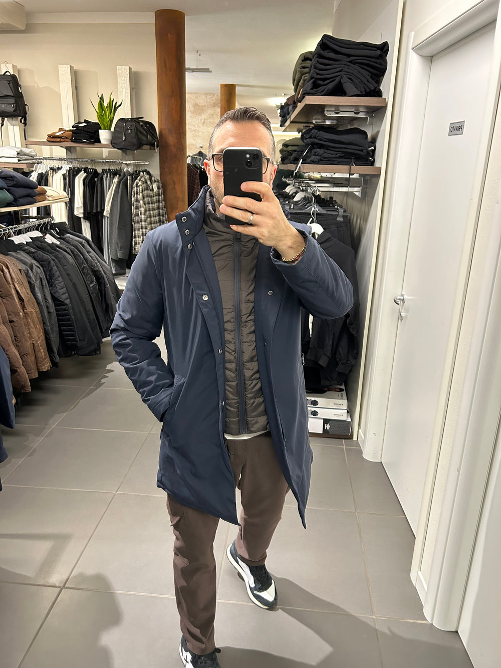 PARKA CON GILET STACCABILE