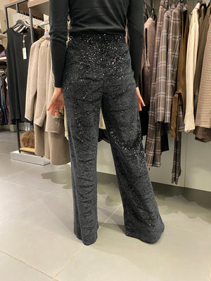 PANTALONE PAILLETTES nero
