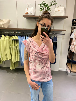 T-shirt SINGAPORE rosa