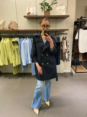 Trench MIDI blu