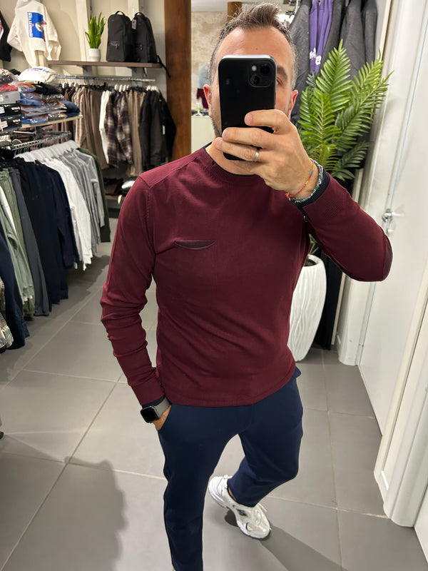 Maglioncino TASCA bordó