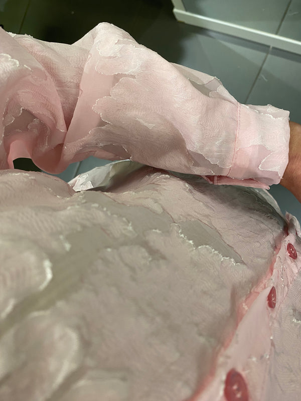 CAMICIA VELATA CON FIORI