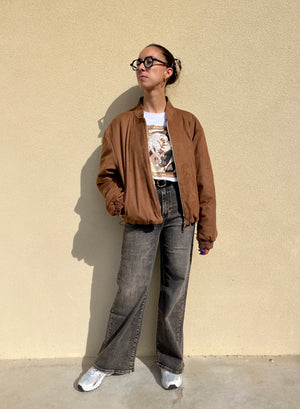 BOMBER SUEDE