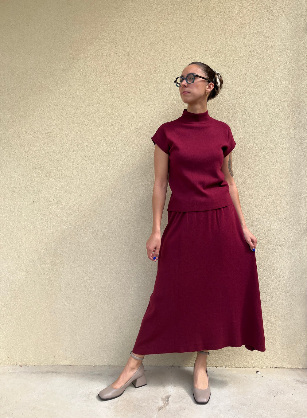 COORDINATO TOP E GONNA
