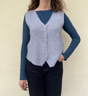 GILET IN VISCOSA