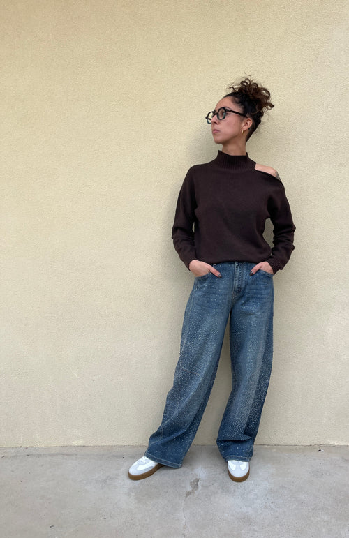 MAGLIONE SPALLA SCOPERTA