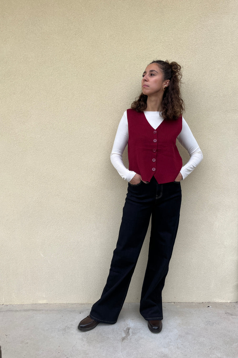 GILET IN VISCOSA