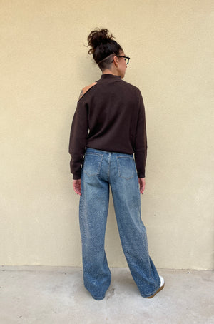 JEANS CON STRASS