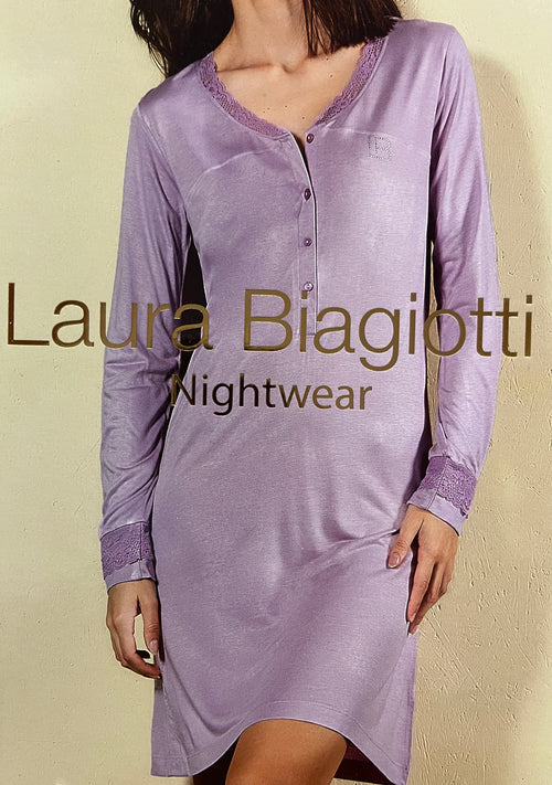 Camicia da notte pizzo