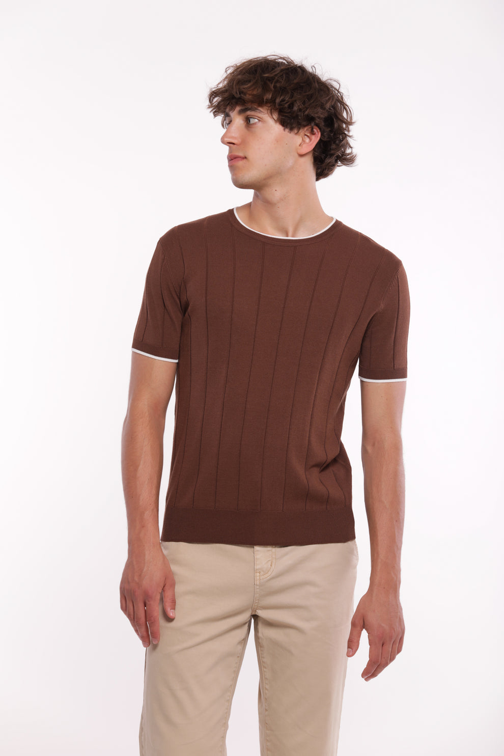 Girocollo in MAGLIA CANNETE'