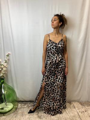 ABITO LUNGO ANIMALIER