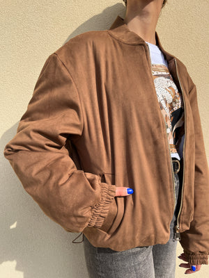 BOMBER SUEDE