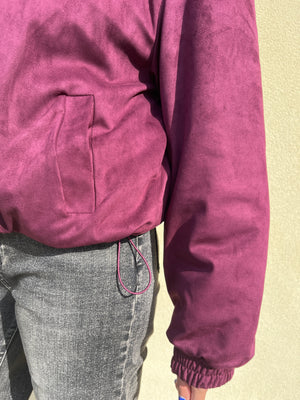 BOMBER SUEDE