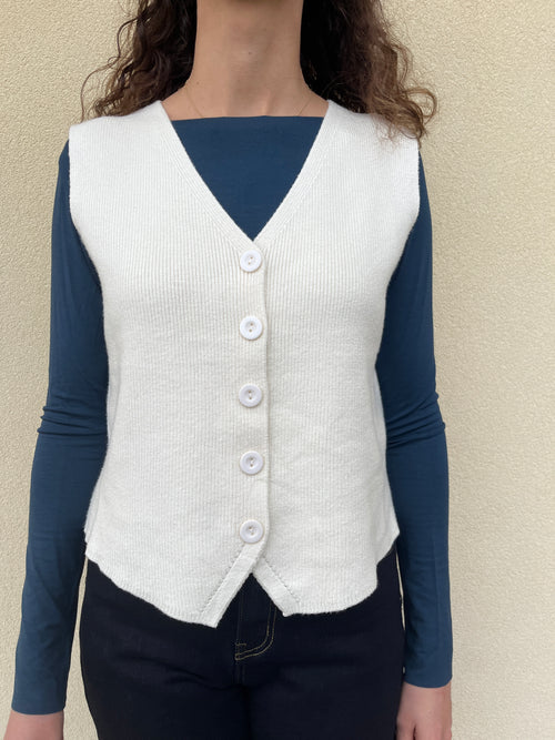 GILET IN VISCOSA