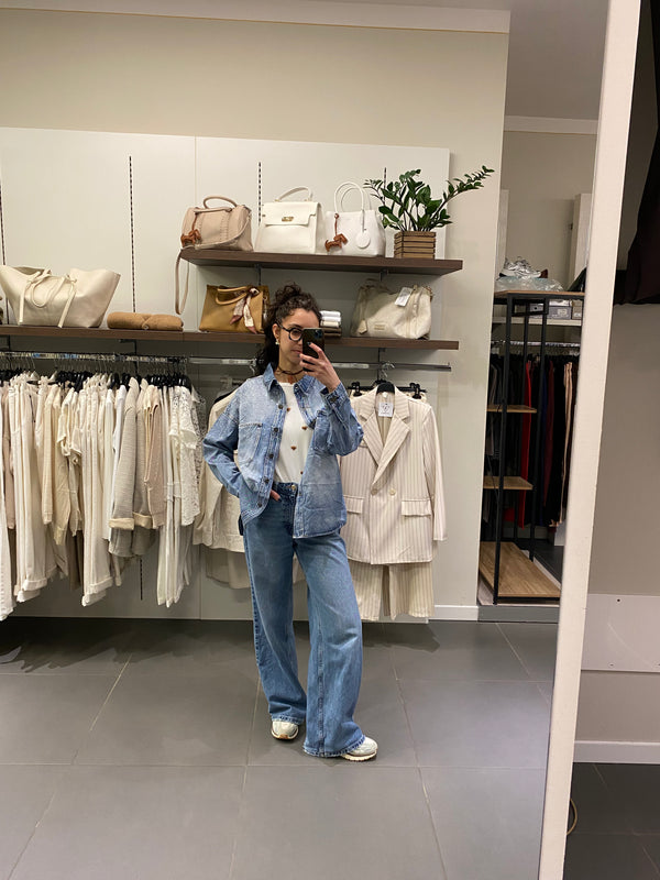 Giacca in jeans STRASS